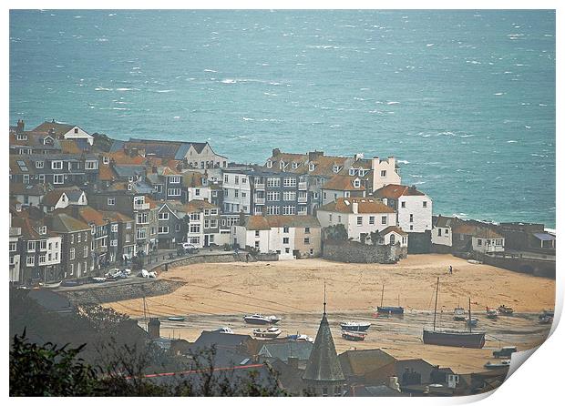 st ives Print by michelle rook