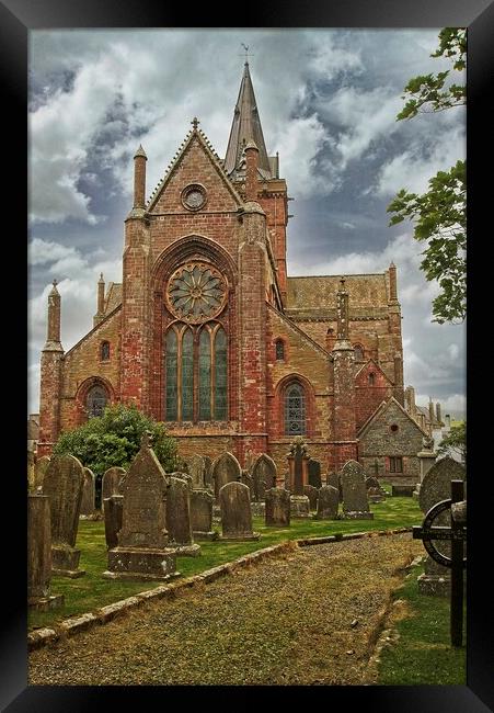St. Magnus Cathedral, Kirkwall, Orkney Islands Framed Print by Martyn Arnold