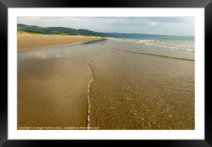 Serenity on Benar Beach Framed Mounted Print by Roger Dutton