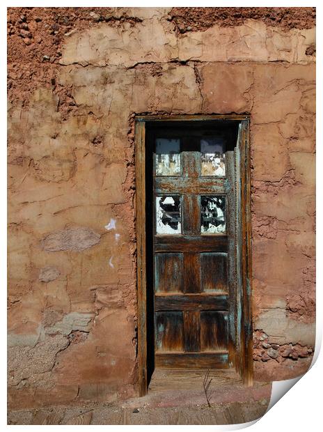 Old Door Print by Tony Mumolo