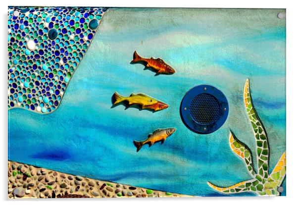 Fish Acrylic by Tony Mumolo