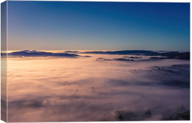 Windermere Cloud Inversion  Canvas Print by Jonny Gios