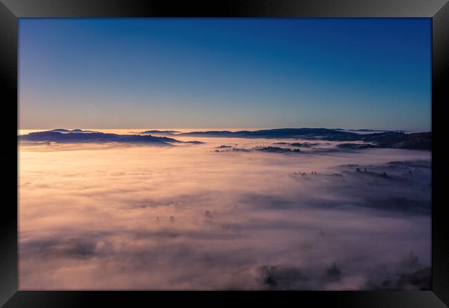 Windermere Cloud Inversion  Framed Print by Jonny Gios