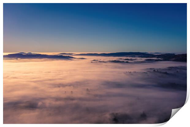 Windermere Cloud Inversion  Print by Jonny Gios