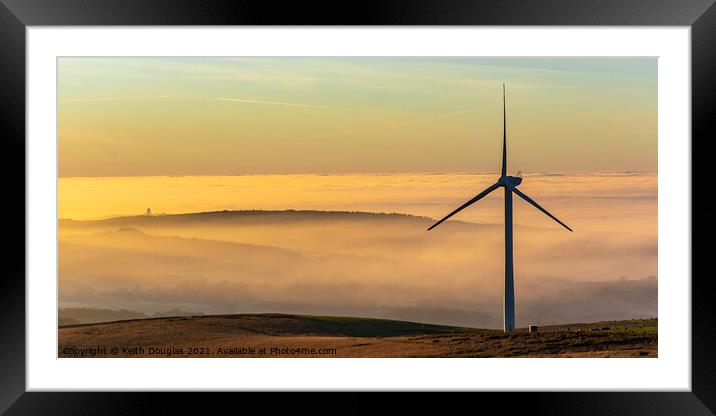 No wind today Framed Mounted Print by Keith Douglas