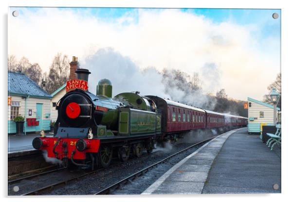 The NYMR Santa Special Acrylic by Kevin Winter