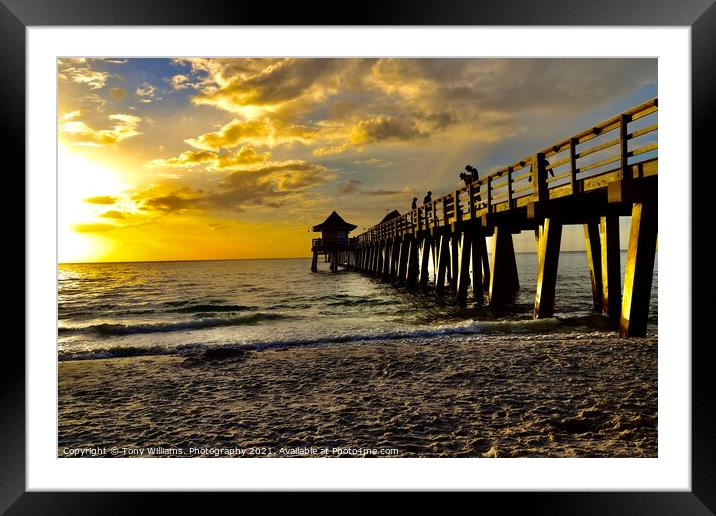 Sunsetting Framed Mounted Print by Tony Williams. Photography email tony-williams53@sky.com