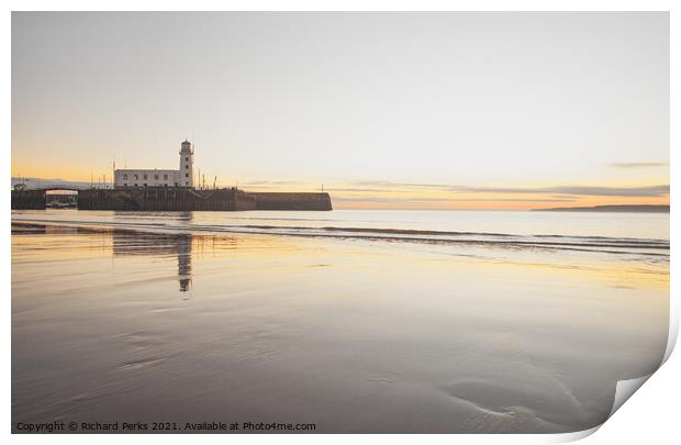 Serenity in Scarborough Print by Richard Perks