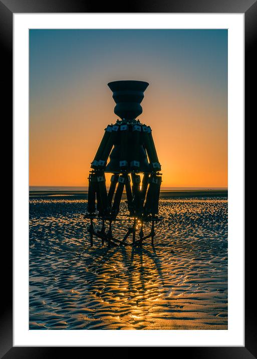 Mablethorpe Tide bell Framed Mounted Print by GILL KENNETT