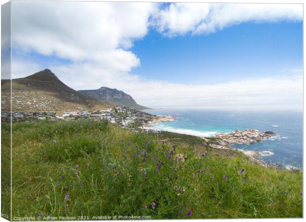 Llandudno beach in South Africa Canvas Print by Adrian Paulsen