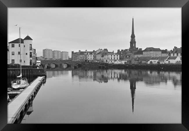 Down by the river, Ayr Scotland Framed Print by Allan Durward Photography