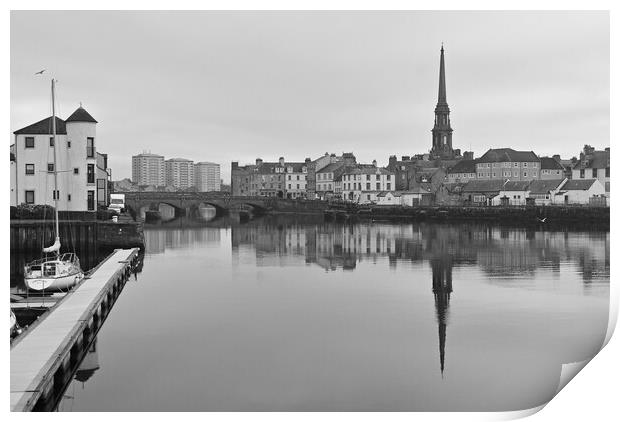 Down by the river, Ayr Scotland Print by Allan Durward Photography