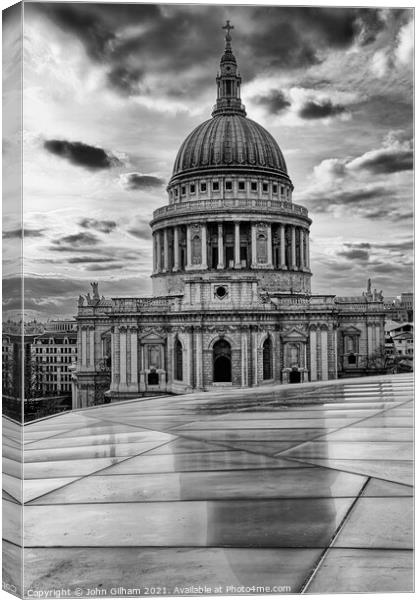 St Paul's Cathedral London Canvas Print by John Gilham