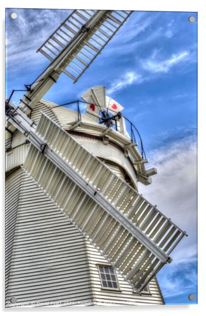 Upminster Windmill England  Acrylic by David Pyatt
