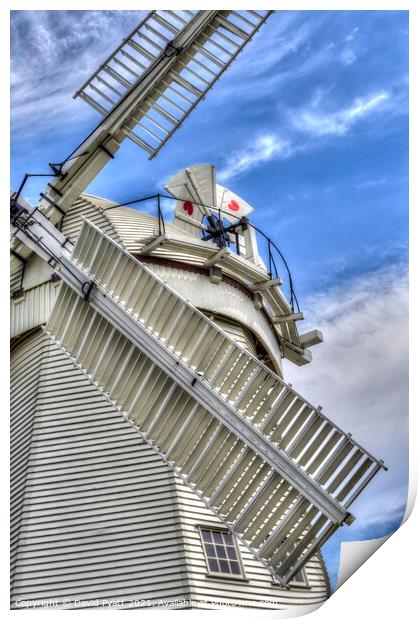 Upminster Windmill England  Print by David Pyatt