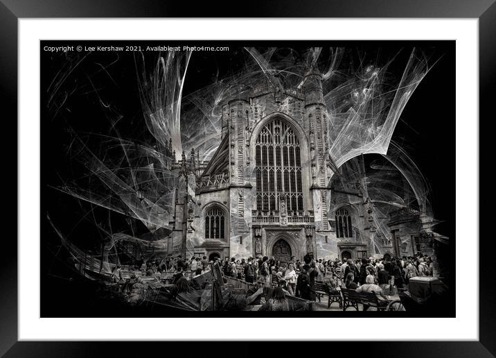 Bath Cathedral Framed Mounted Print by Lee Kershaw