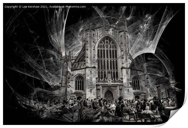 Bath Cathedral Print by Lee Kershaw