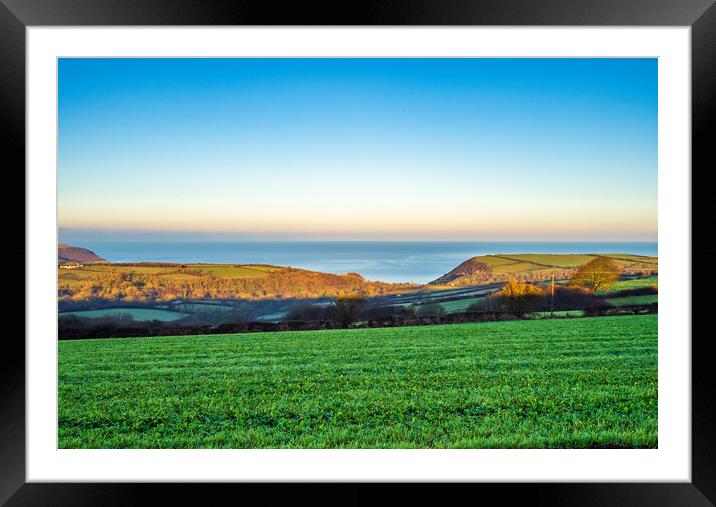 Cardigan Bay Framed Mounted Print by Mark Llewellyn