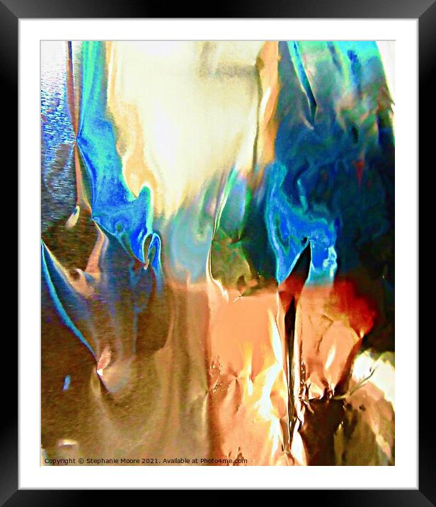 Abstract 295 Framed Mounted Print by Stephanie Moore