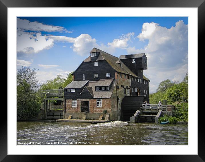 Houghton Water Mill Framed Mounted Print by K7 Photography