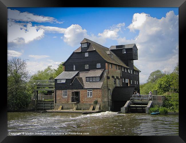 Houghton Water Mill Framed Print by K7 Photography