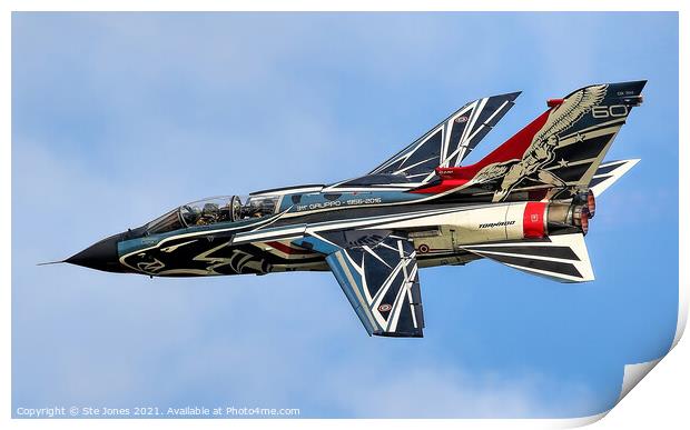 Italian Air Force Panavia Tornado A200-A Print by Ste Jones