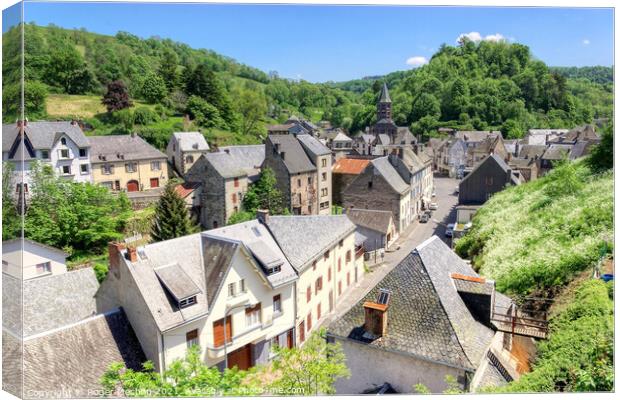 Historic Charm of Auvergne Canvas Print by Roger Mechan