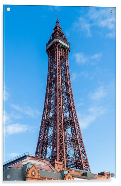 Blackpool Tower high above the skyline Acrylic by Jason Wells