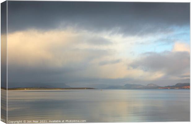 Isle of Skye from Applecross Canvas Print by Jon Pear