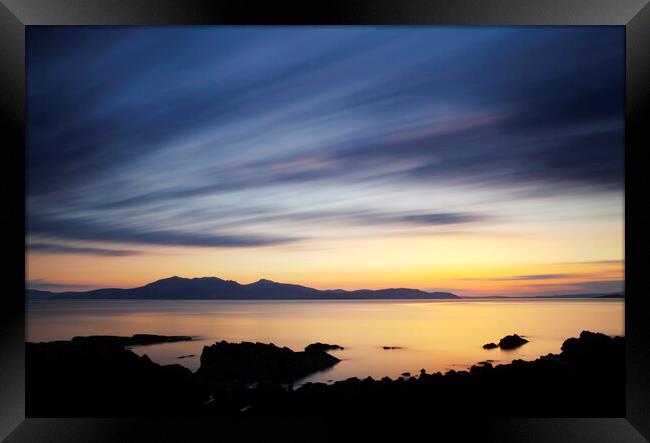 Isle of Arran Sunset Framed Print by Robert McCristall