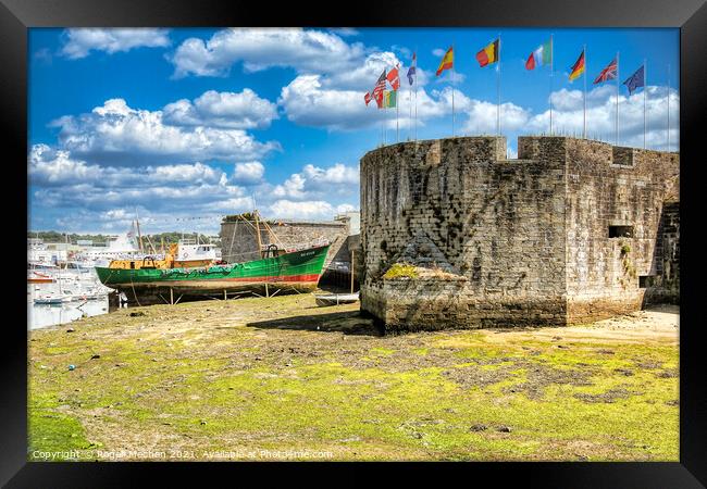 Coastal Charm Framed Print by Roger Mechan