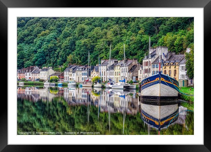 Serenity in Colourful Waters Framed Mounted Print by Roger Mechan