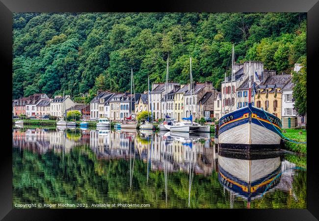 Serenity in Colourful Waters Framed Print by Roger Mechan