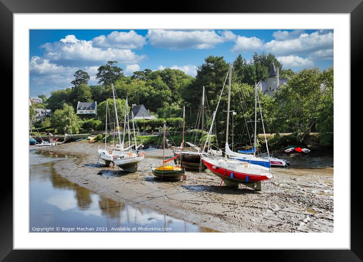 Serenity in Brittany Framed Mounted Print by Roger Mechan
