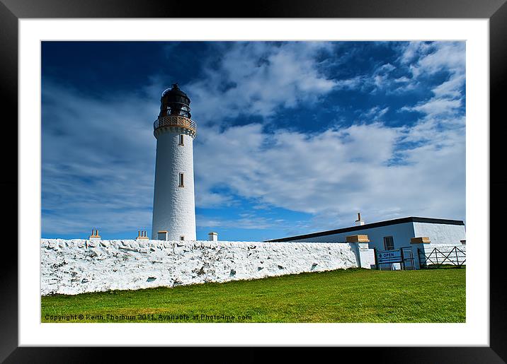Mull of Galloway Lighthouse Framed Mounted Print by Keith Thorburn EFIAP/b