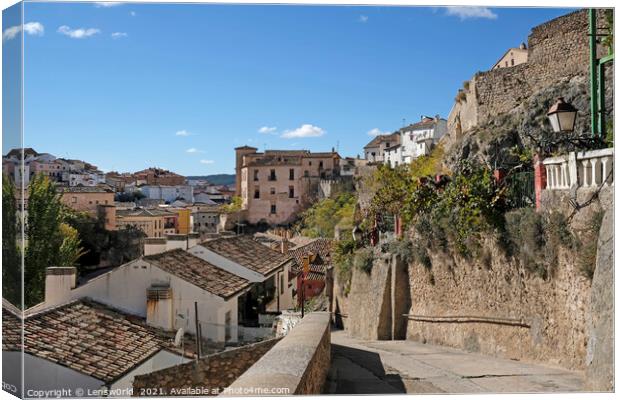 Cuenca, Spain, in an afternoon in fall Canvas Print by Lensw0rld 