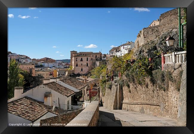 Cuenca, Spain, in an afternoon in fall Framed Print by Lensw0rld 