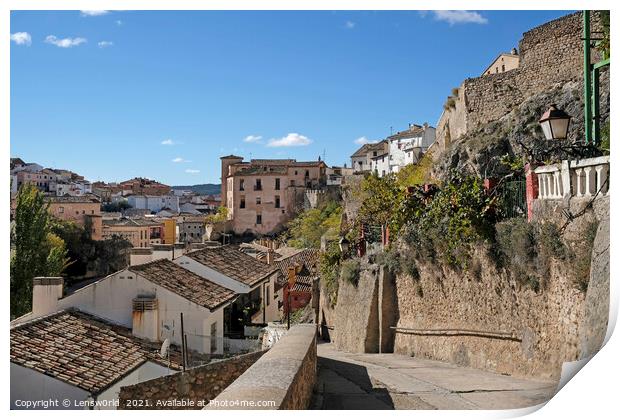 Cuenca, Spain, in an afternoon in fall Print by Lensw0rld 