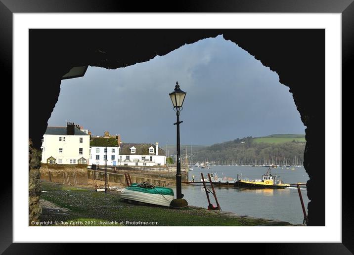 Bayard's Cove Dartmouth. Framed Mounted Print by Roy Curtis