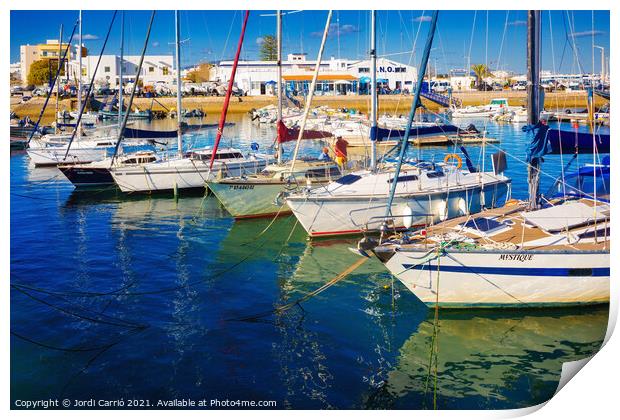 Visit to the city of Olhao, Algarve - 3 - Orton glow Edition Print by Jordi Carrio