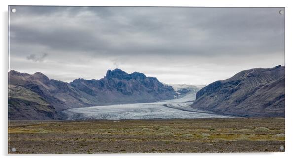 Icelandic Glacier Acrylic by Mark Godden