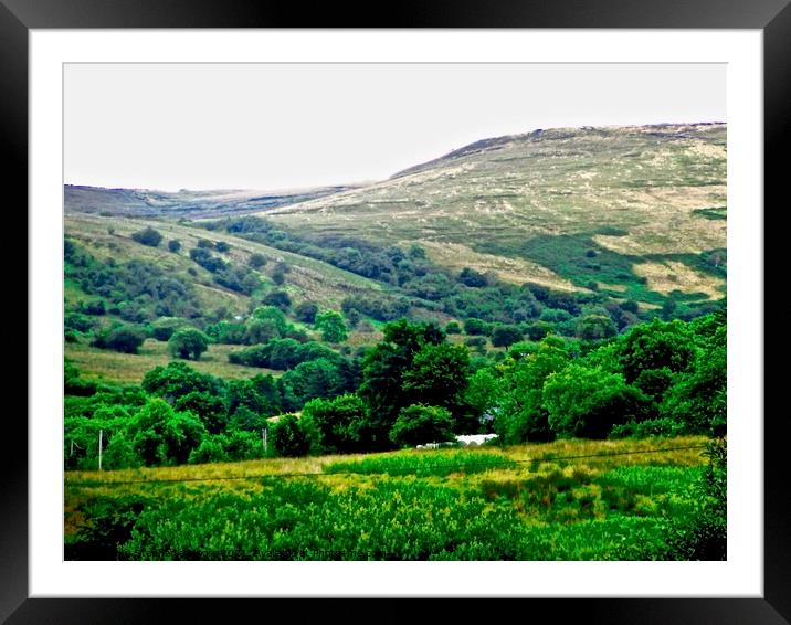 Hills of Sligo, Donegal, Ireland Framed Mounted Print by Stephanie Moore