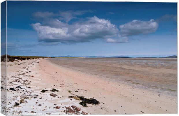 Low Tide, North Uist, Outer Hebrides Canvas Print by Kasia Design