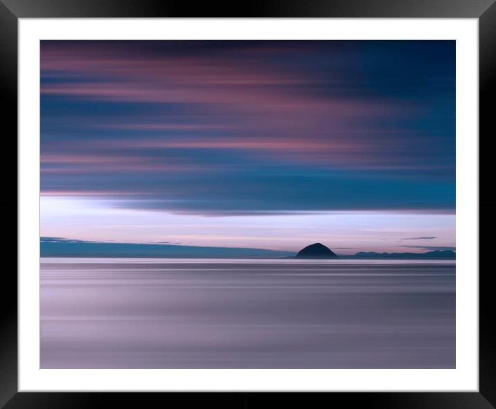 Ailsa Craig in blurred dreamscape  Framed Mounted Print by Robert McCristall