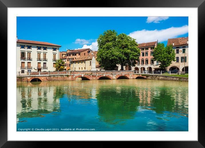 Treviso, city of water #1 Framed Mounted Print by Claudio Lepri