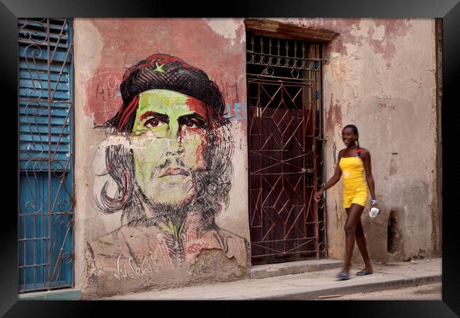 Che Guevara Framed Print by peter schickert