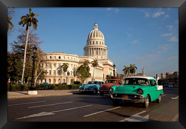 Havana, Cuba, Framed Print by peter schickert