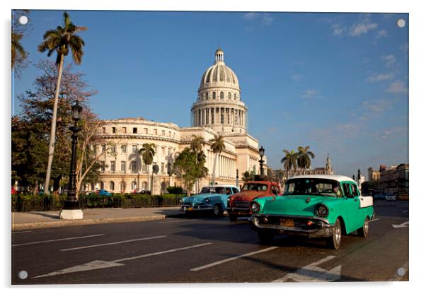 Havana, Cuba, Acrylic by peter schickert