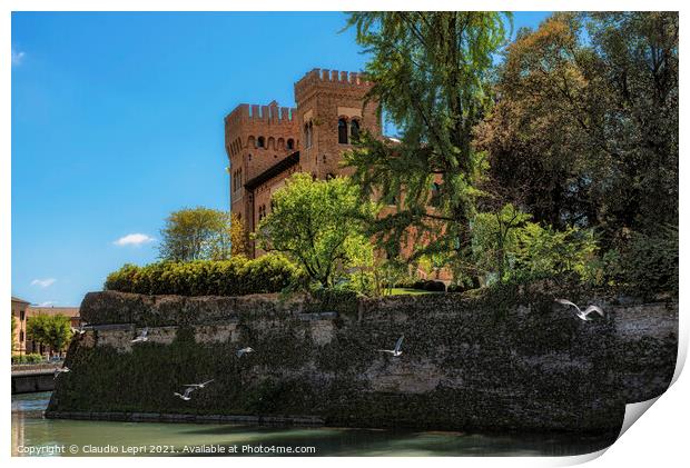 Treviso, city of water #2 Print by Claudio Lepri