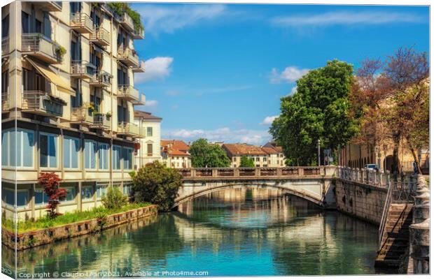 Treviso, city of water #4 Canvas Print by Claudio Lepri